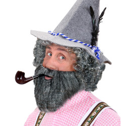 Plnovous šedivý vlnitý